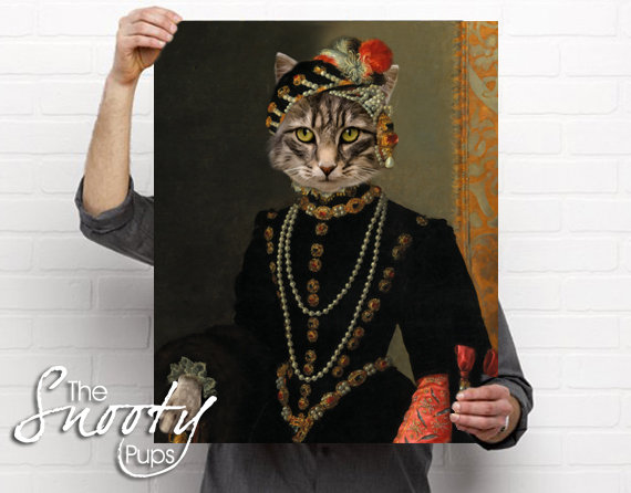Miss Roxy Custom Cat Portrait