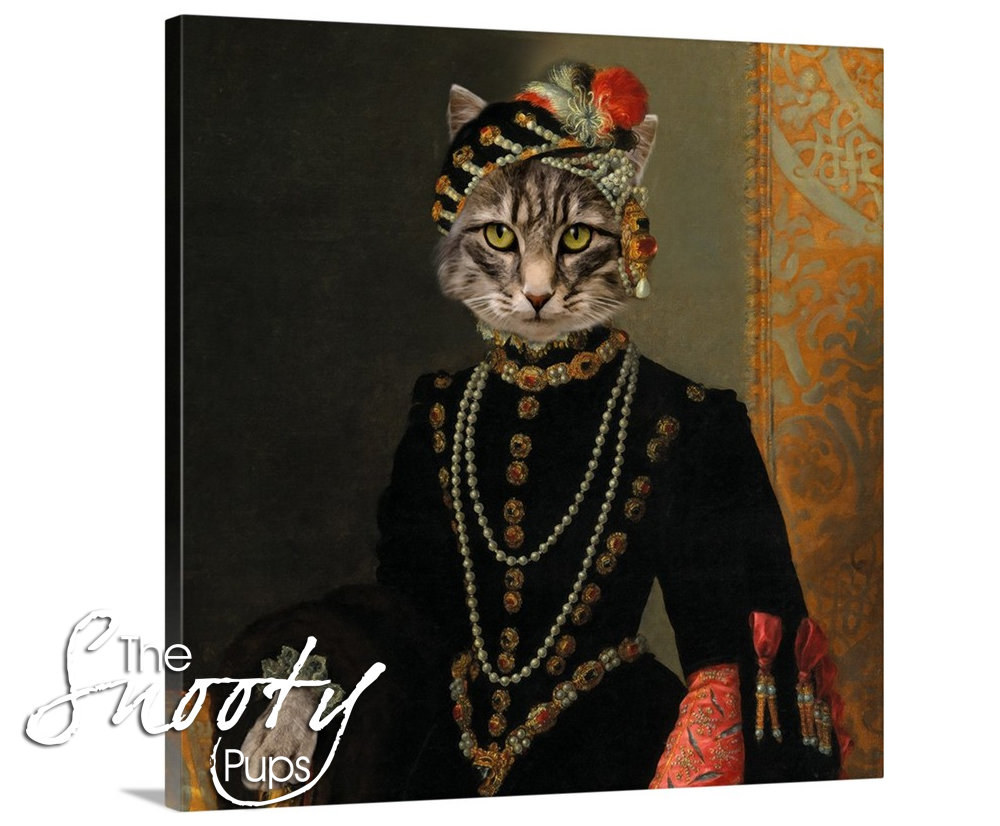 Miss Roxy Custom Cat Portrait