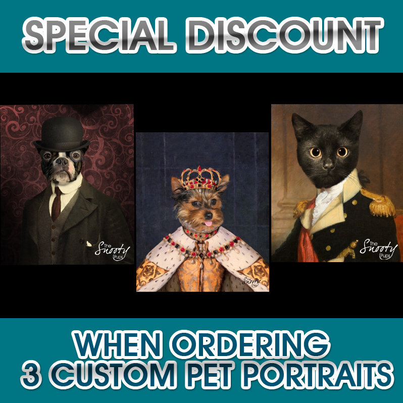 3 Custom Dog or Cat Portraits 00054