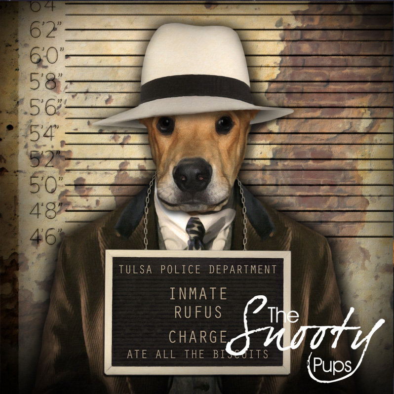 Mobster Custom Dog Portrait 00155