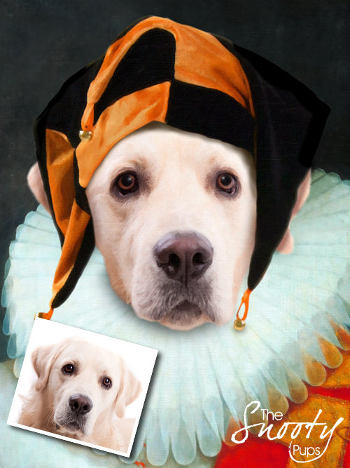 Jester Hat Pet Portrait
