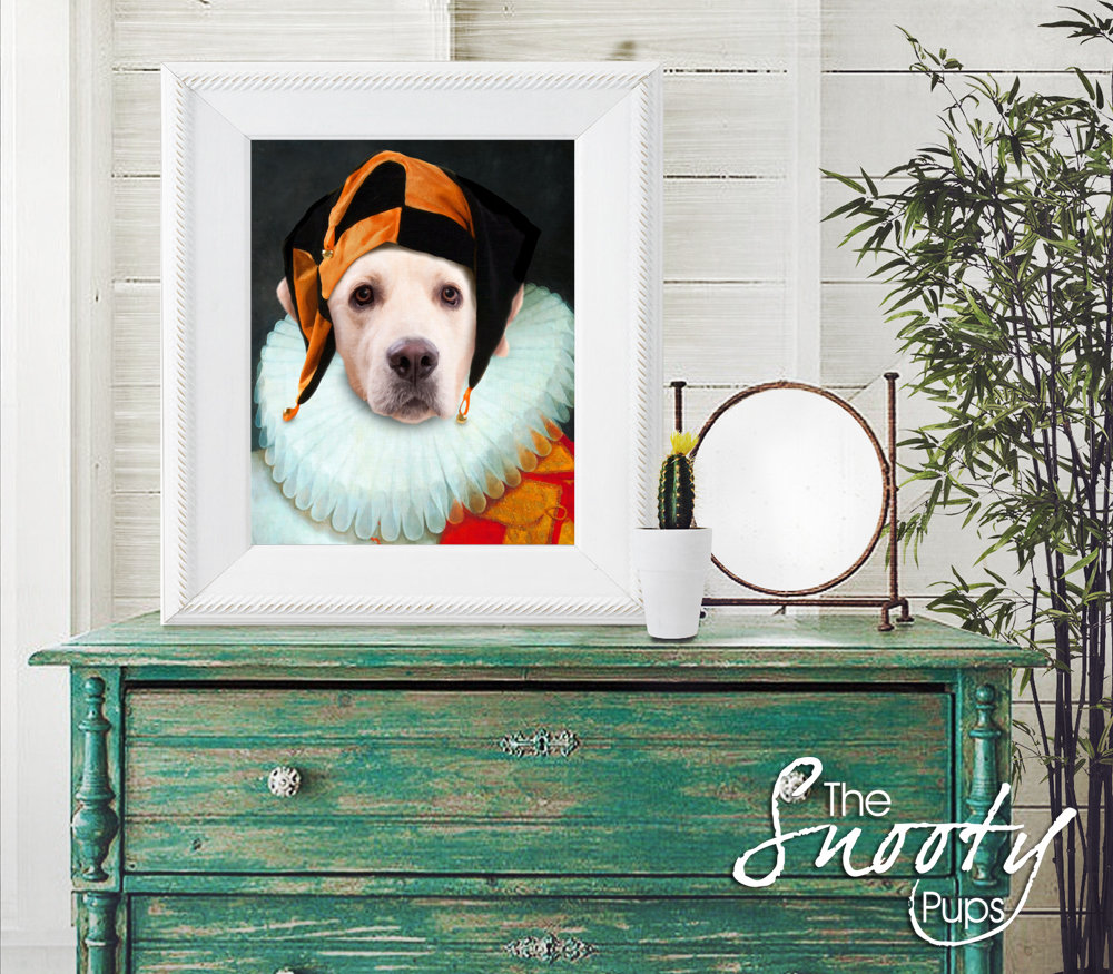 Jester Hat Pet Portrait