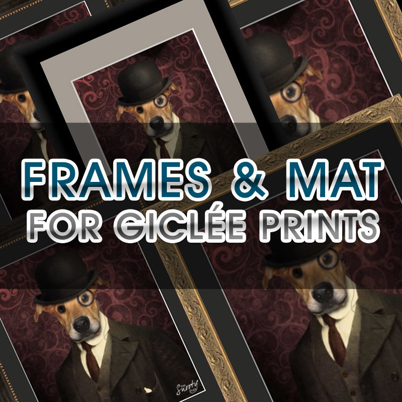 Frame & Mat Add-On For Giclée Print 00160