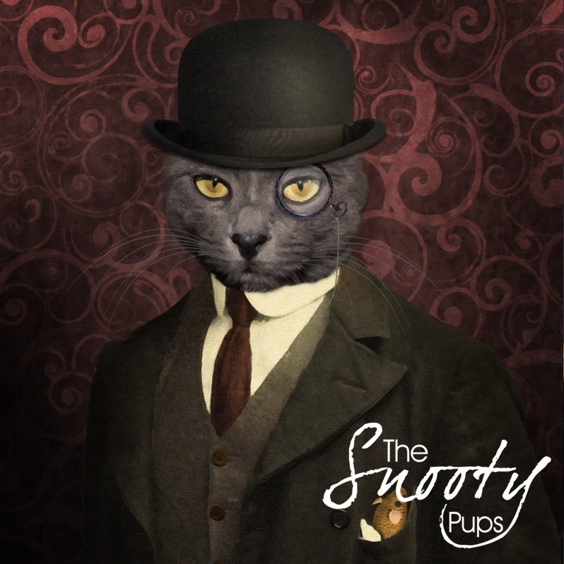 Bowler Hat Custom Cat Portrait 00055