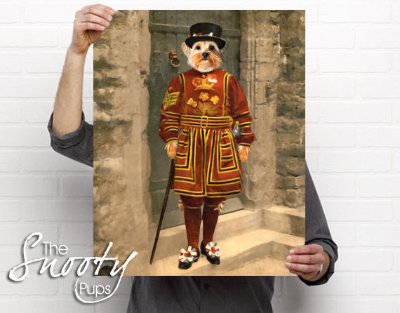 Custom Dog Portrait - Beefeater