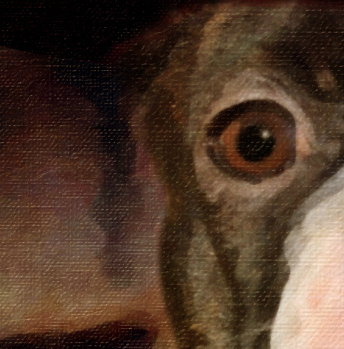 Dog Wayne Cowboy Custom Dog Portrait