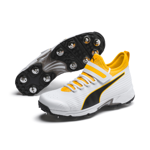 19.1 Bowling White/Yellow Cricket Spikes