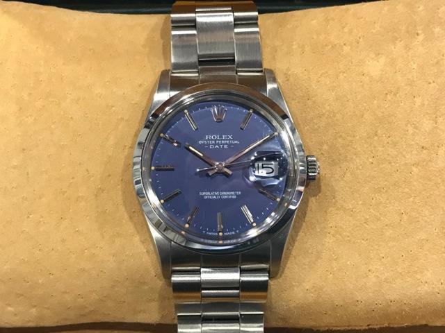 Rolex Vintage Datejust Blue dial