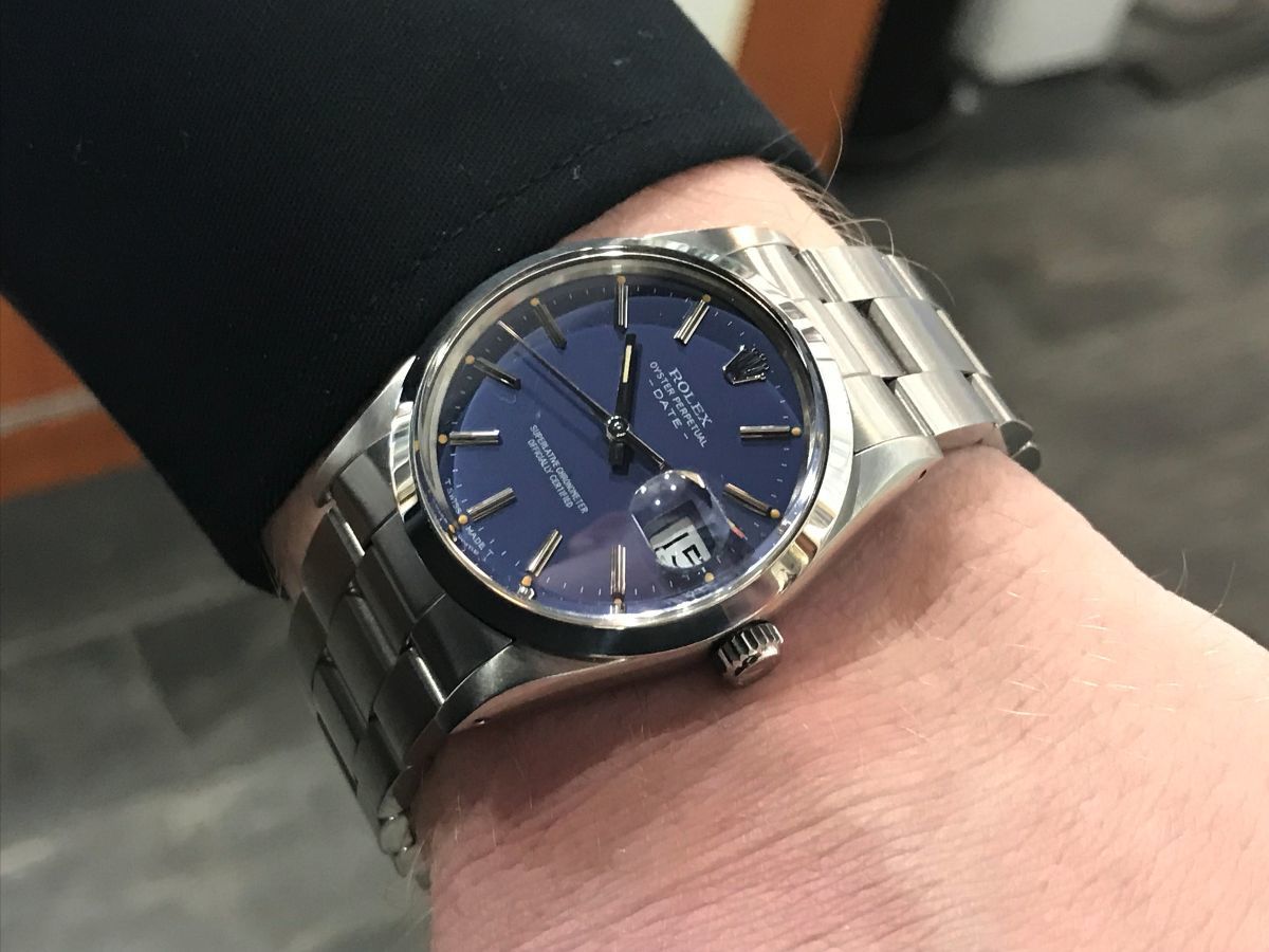 Rolex Vintage Datejust Blue dial