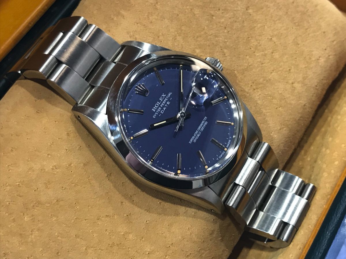 Rolex Vintage Datejust Blue dial