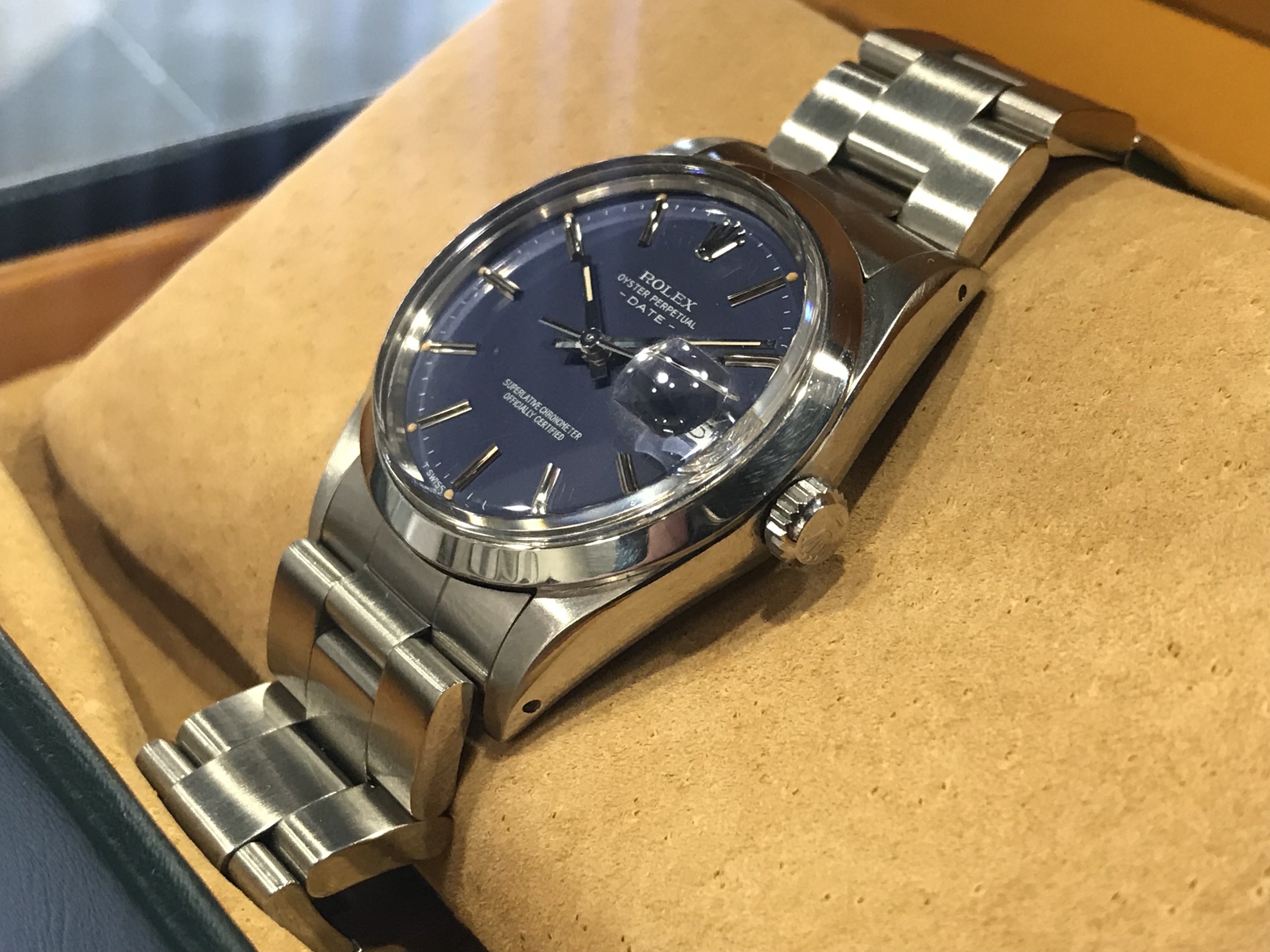 Rolex Vintage Datejust Blue dial