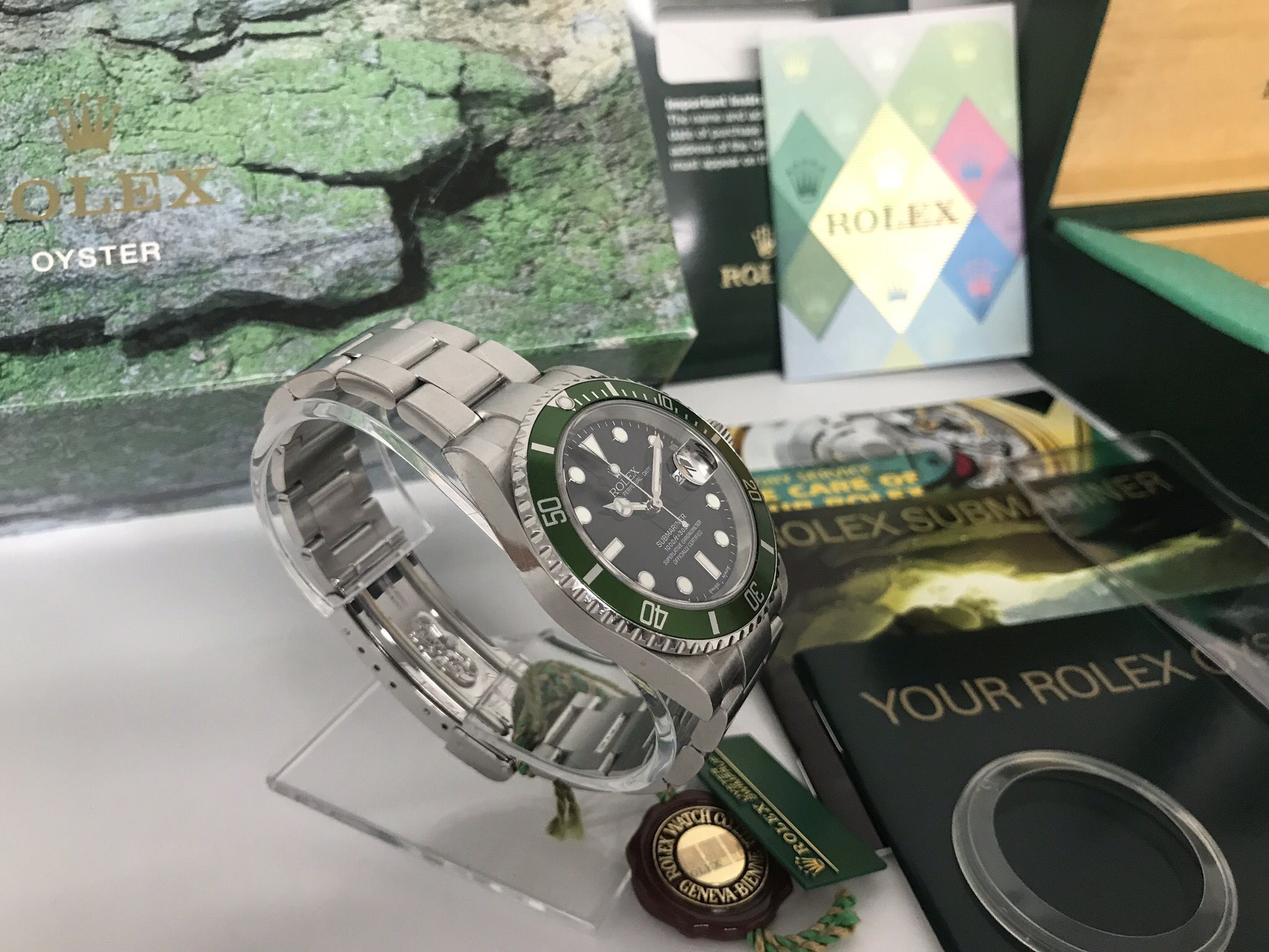 -Sold- 8/5/19 Rolex Submariner 16610LV Flat 4 Anniversary F Serial Number