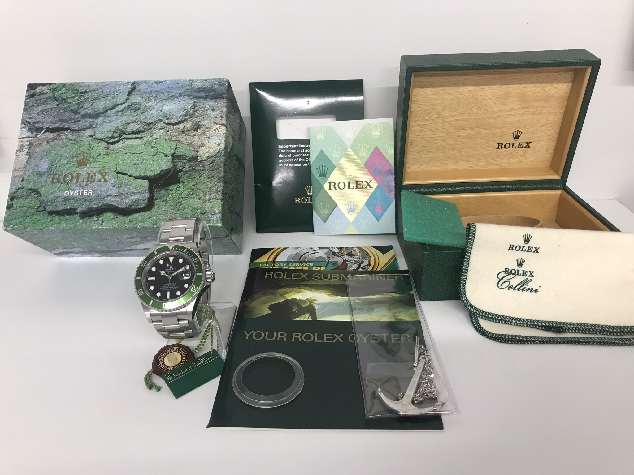 -Sold- 8/5/19 Rolex Submariner 16610LV Flat 4 Anniversary F Serial Number
