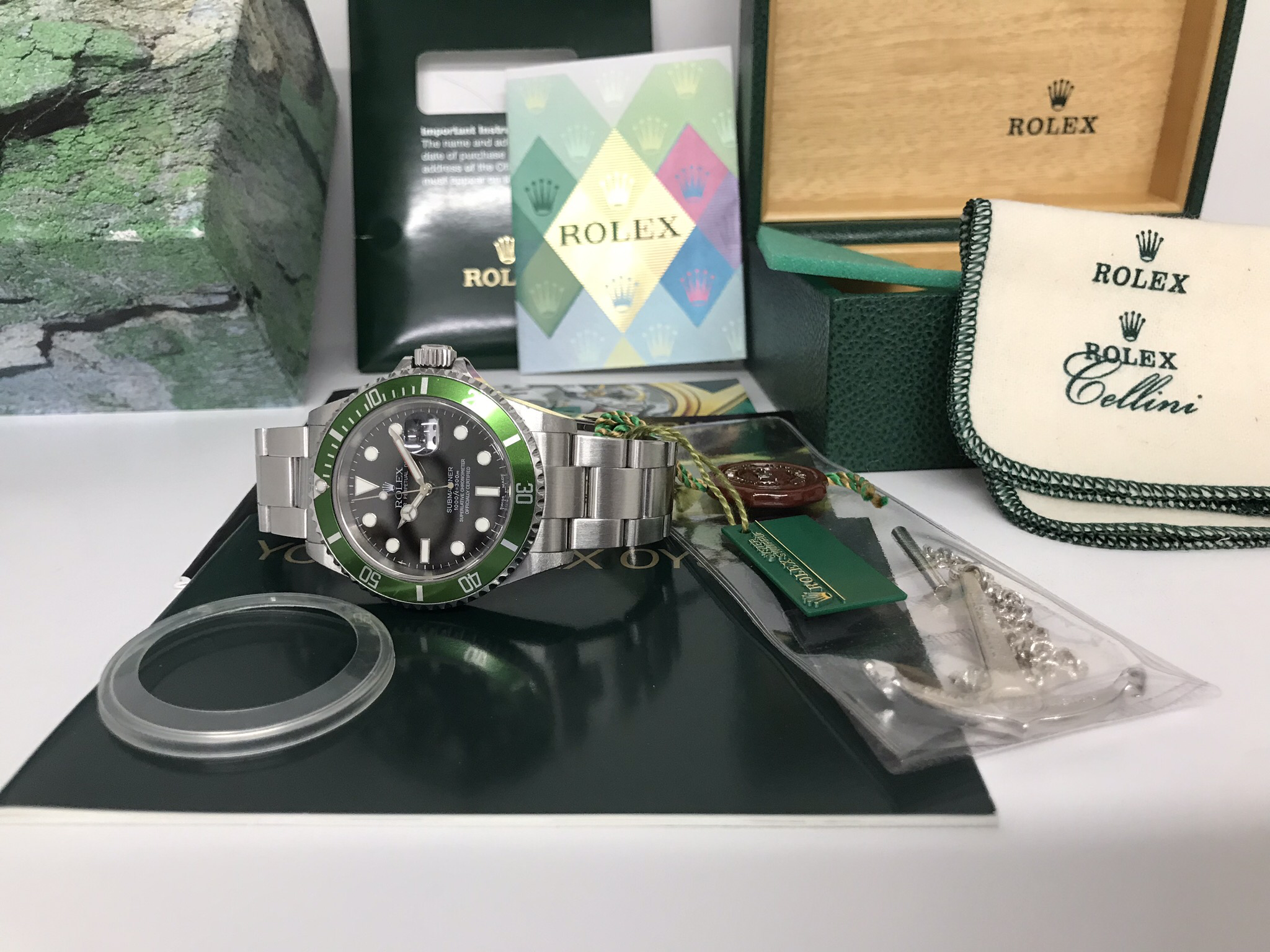-Sold- 8/5/19 Rolex Submariner 16610LV Flat 4 Anniversary F Serial Number