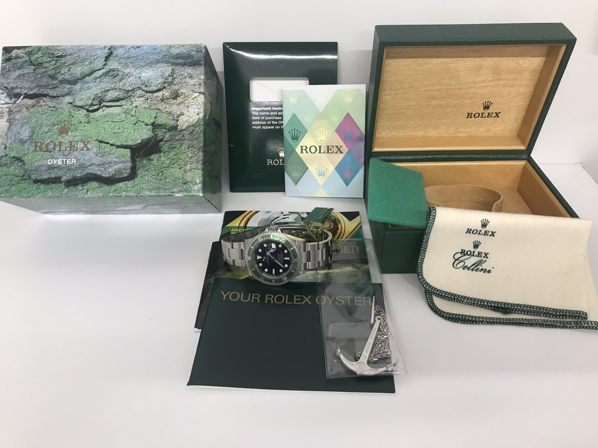-Sold- 8/5/19 Rolex Submariner 16610LV Flat 4 Anniversary F Serial Number