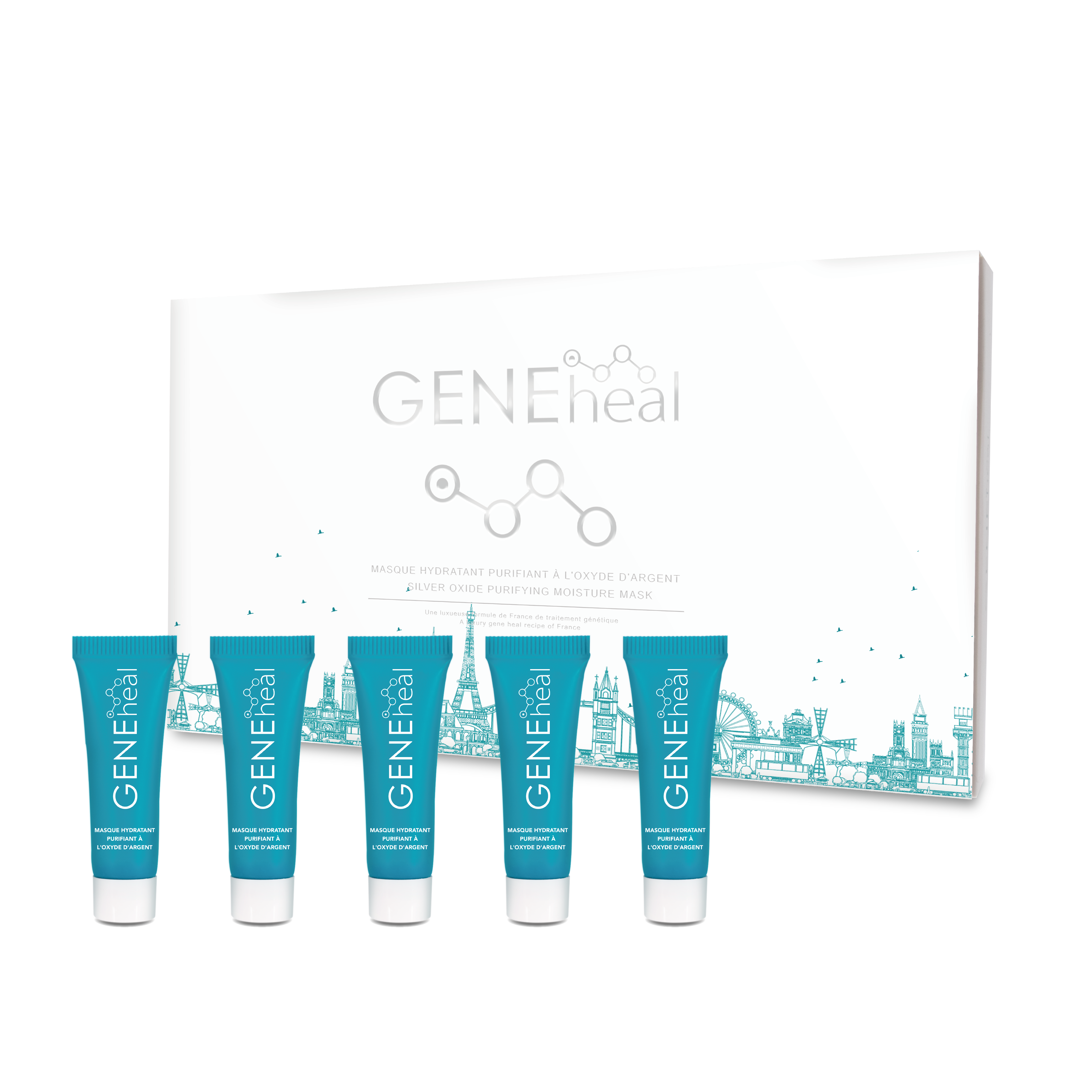 GENEliftox 100 - 氧化銀淨顏面膜 - 旅行裝 GH-G-19-060