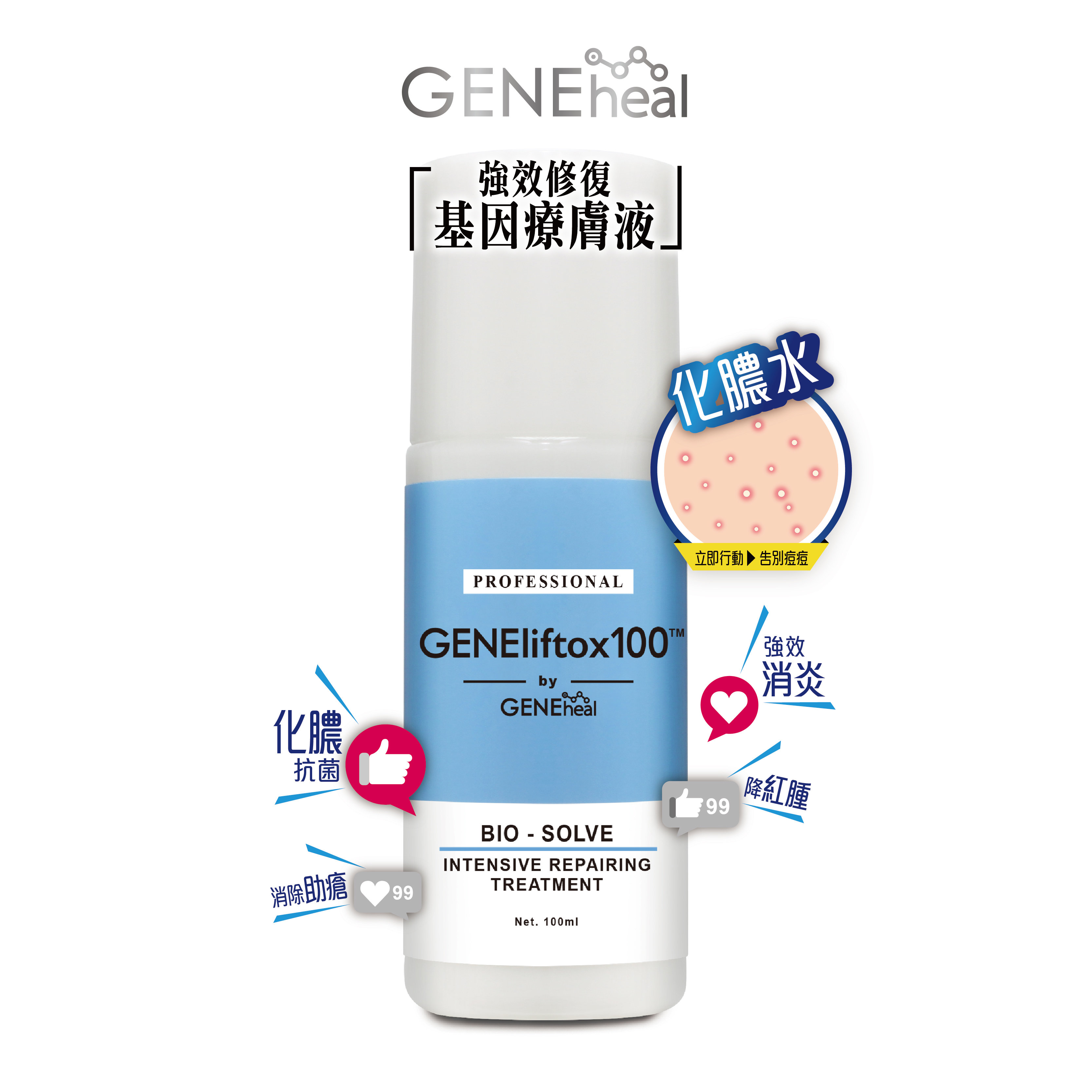 GENElitox 100 - 強效修復基因療膚液