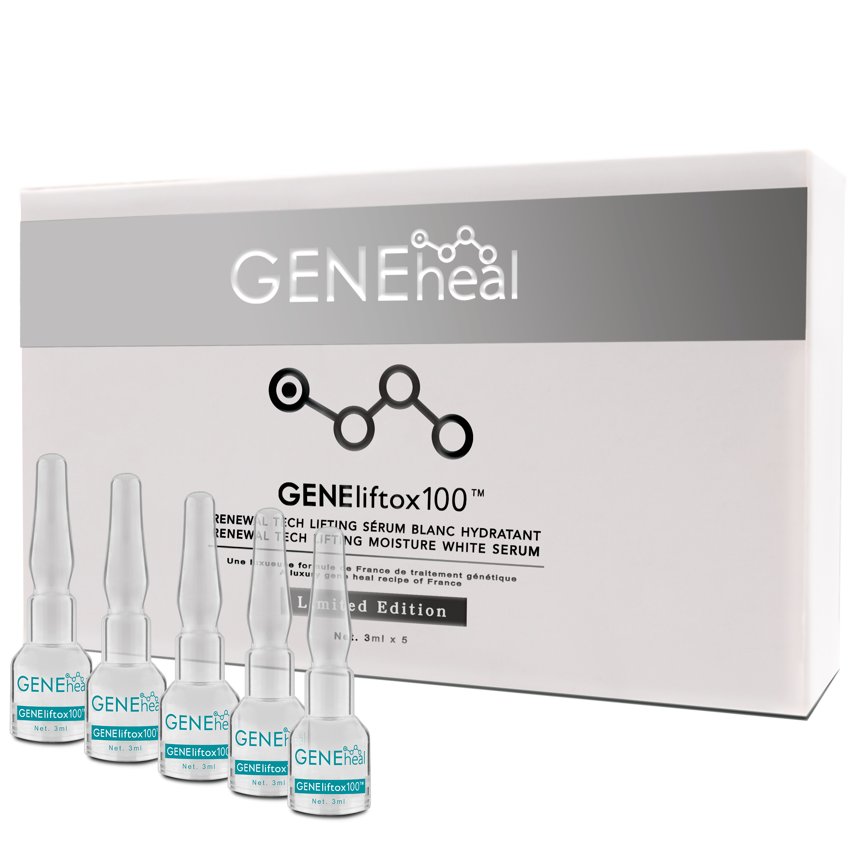 <特別限量版> 微密毛孔保濕嫩白肌底精醇<因子昇華能量100> GH-L-18-046