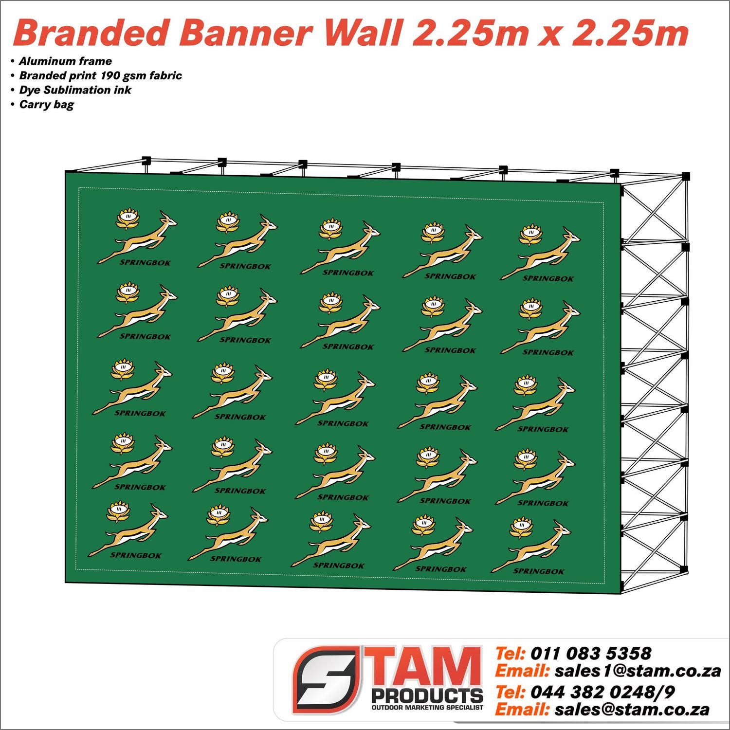 Branded Banner Walls | Stam Products