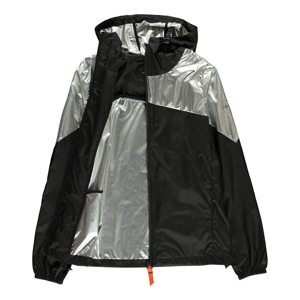 Coupe vent imperméable Nicole GERTRUDE et GASTON noir et argent