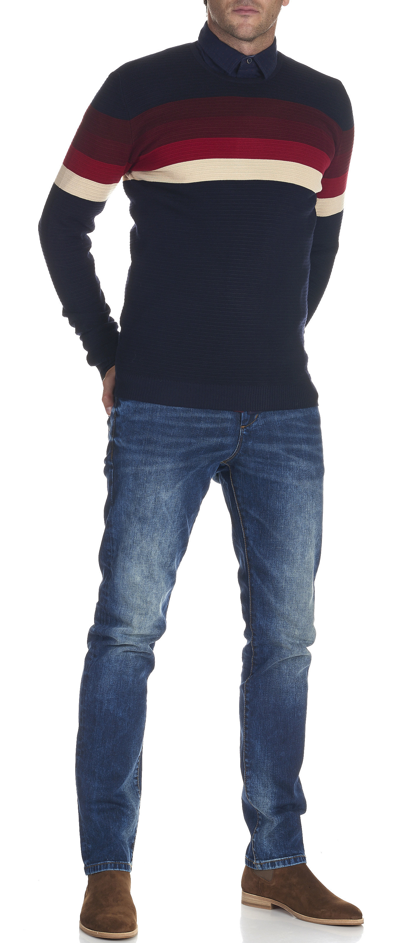 Pull KILIWATCH rayé Leonce