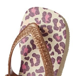 Tongs baby HAVAIANAS chic léopard