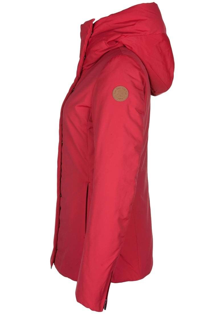 Doudoune femme Grand froid JOTT modèle Cognac rouge