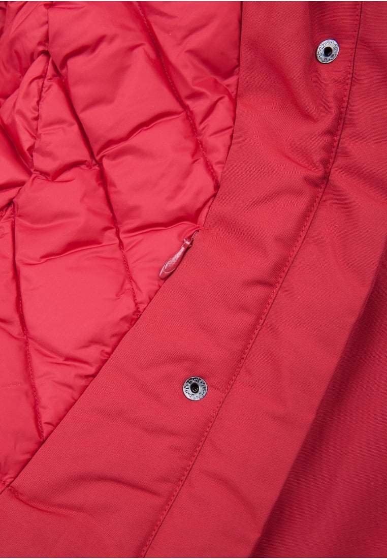 Doudoune femme Grand froid JOTT modèle Cognac rouge