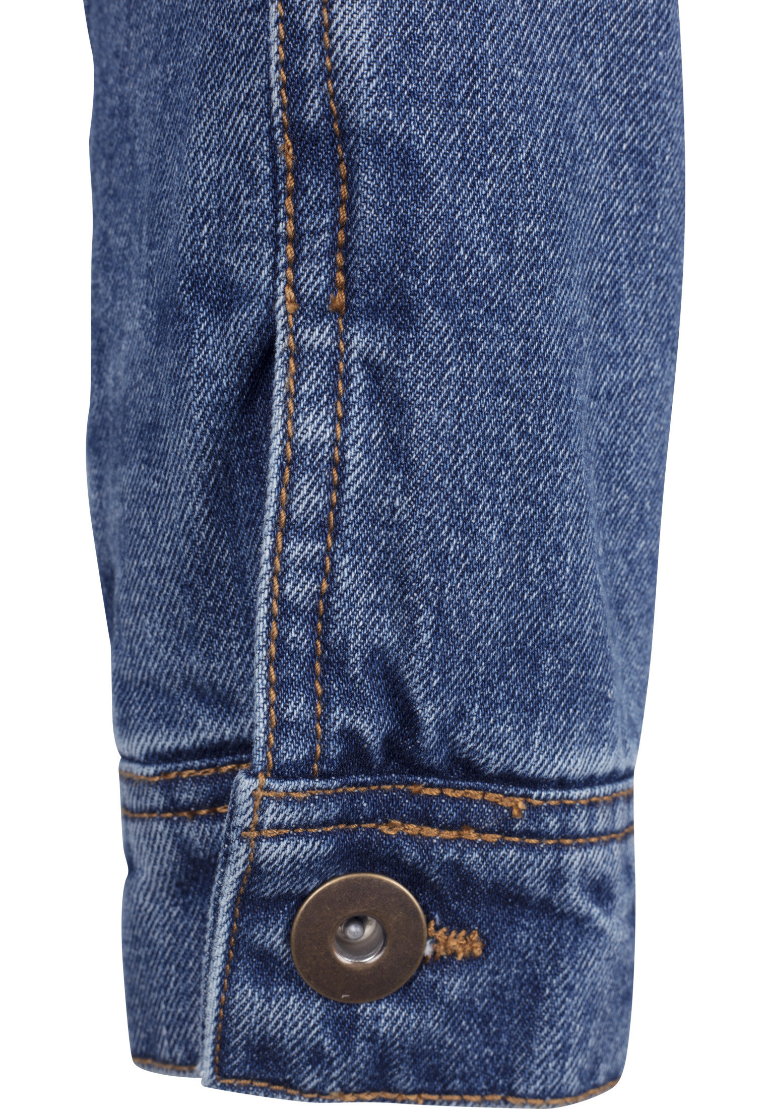Veste en jean sherpa femme URBAN CLASSICS bleu washed