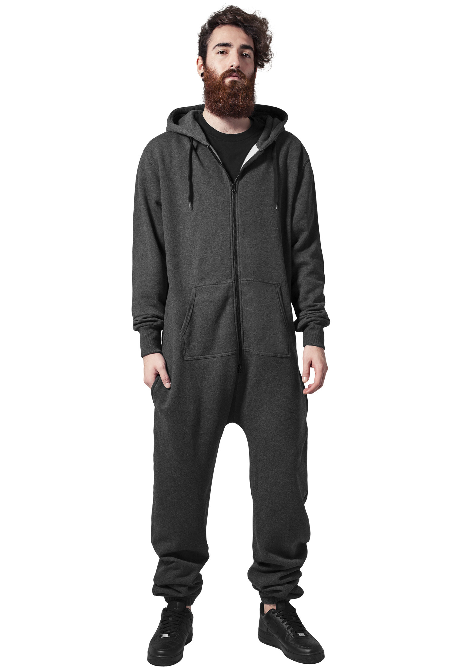 Combinaison jumpsuit homme URBAN CLASSICS gris anthracite