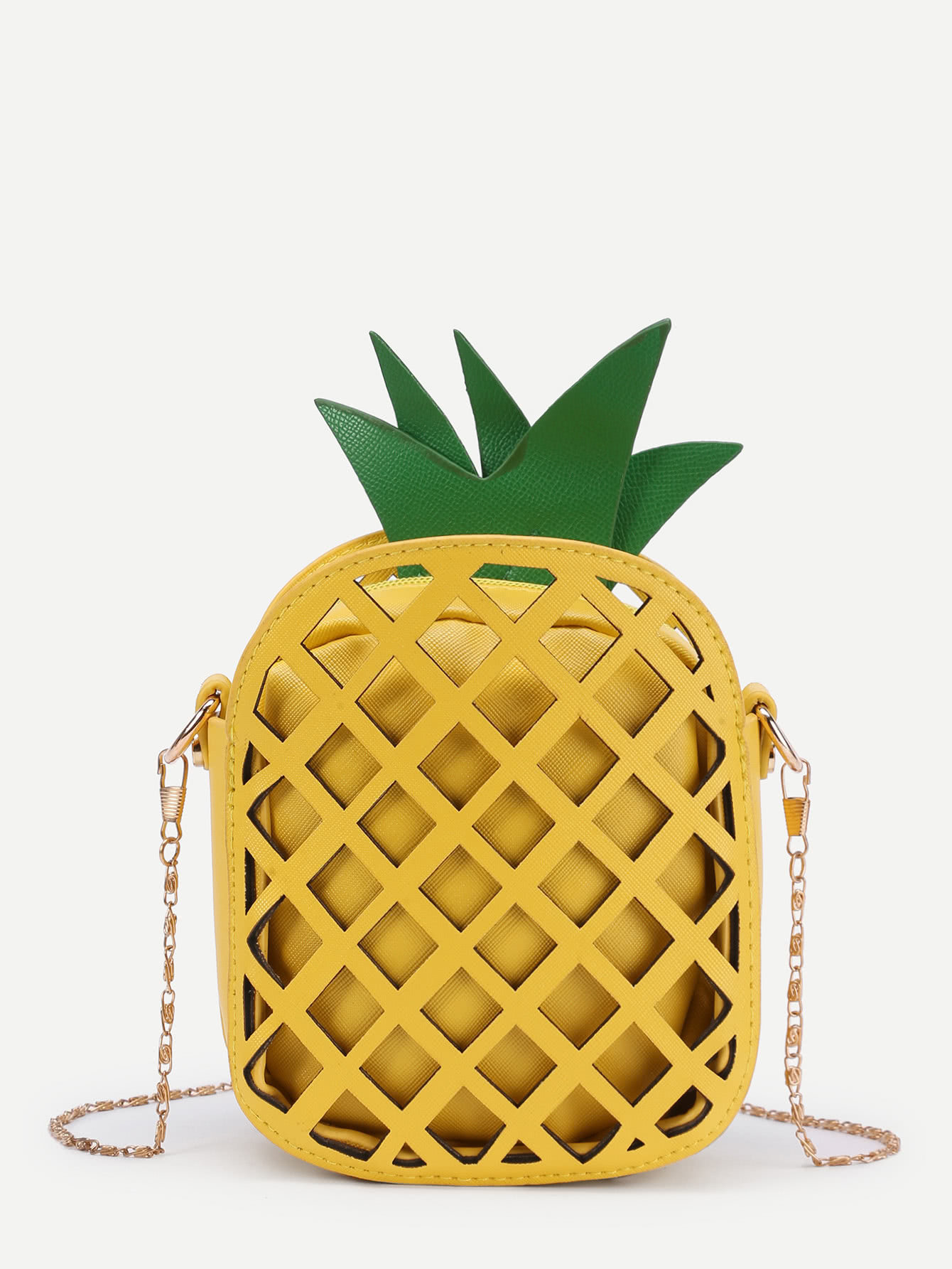 Sac à main Ananas jaune coeur-sac ananas jaune