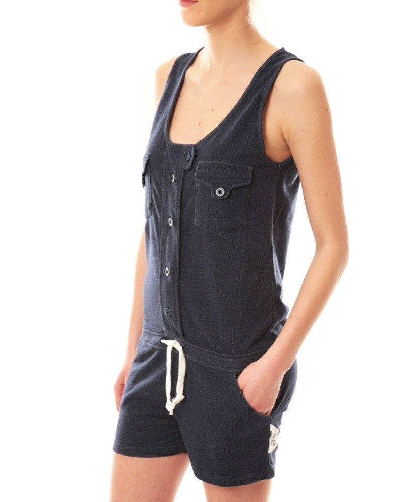 Combishort FRENCH TERRY bleue indigo
