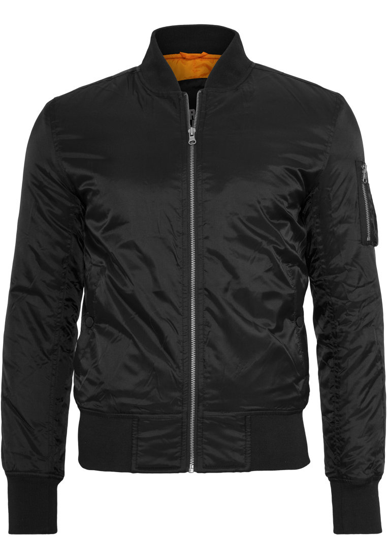Bomber basic homme noir URBAN CLASSICS urban classics-bomber basic noir homme
