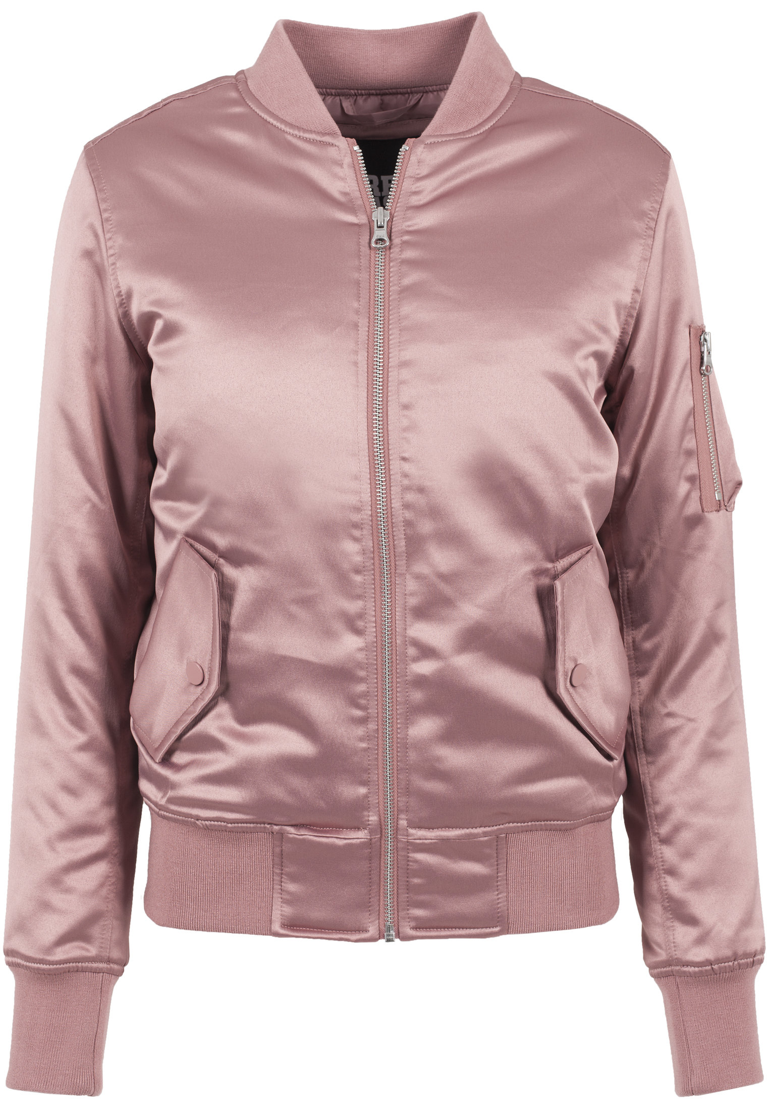 Bomber satin femme vieux rose URBAN CLASSICS urban classics-satin bomber old rose
