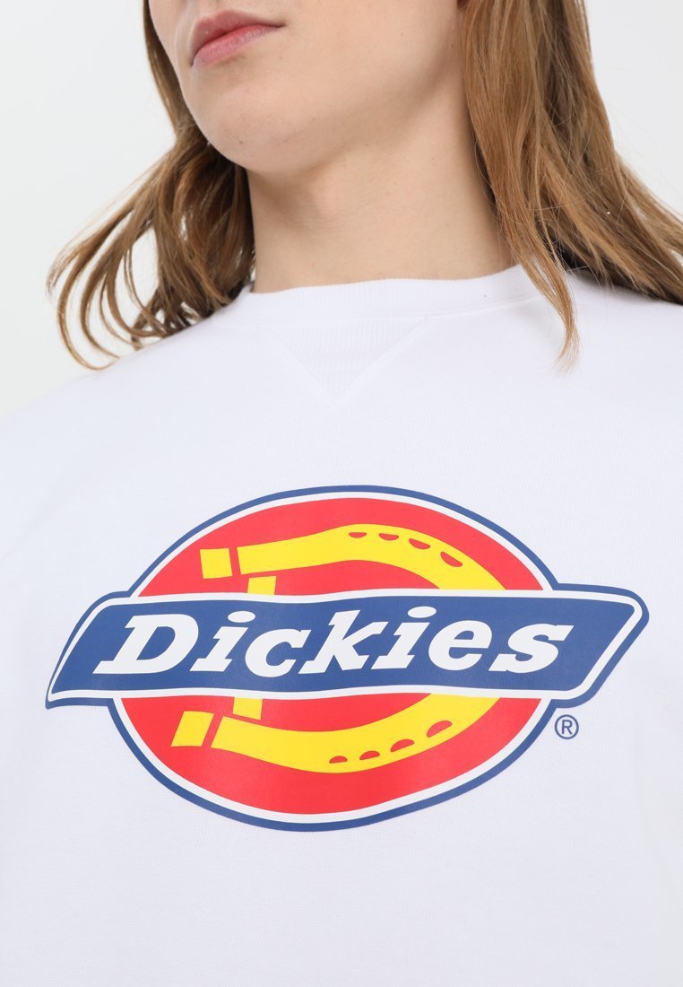 Sweat Harrison blanc à logo DICKIES