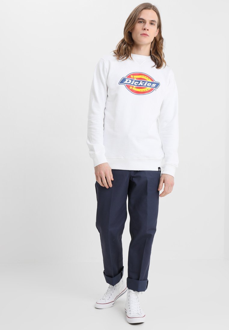 Sweat Harrison blanc à logo DICKIES