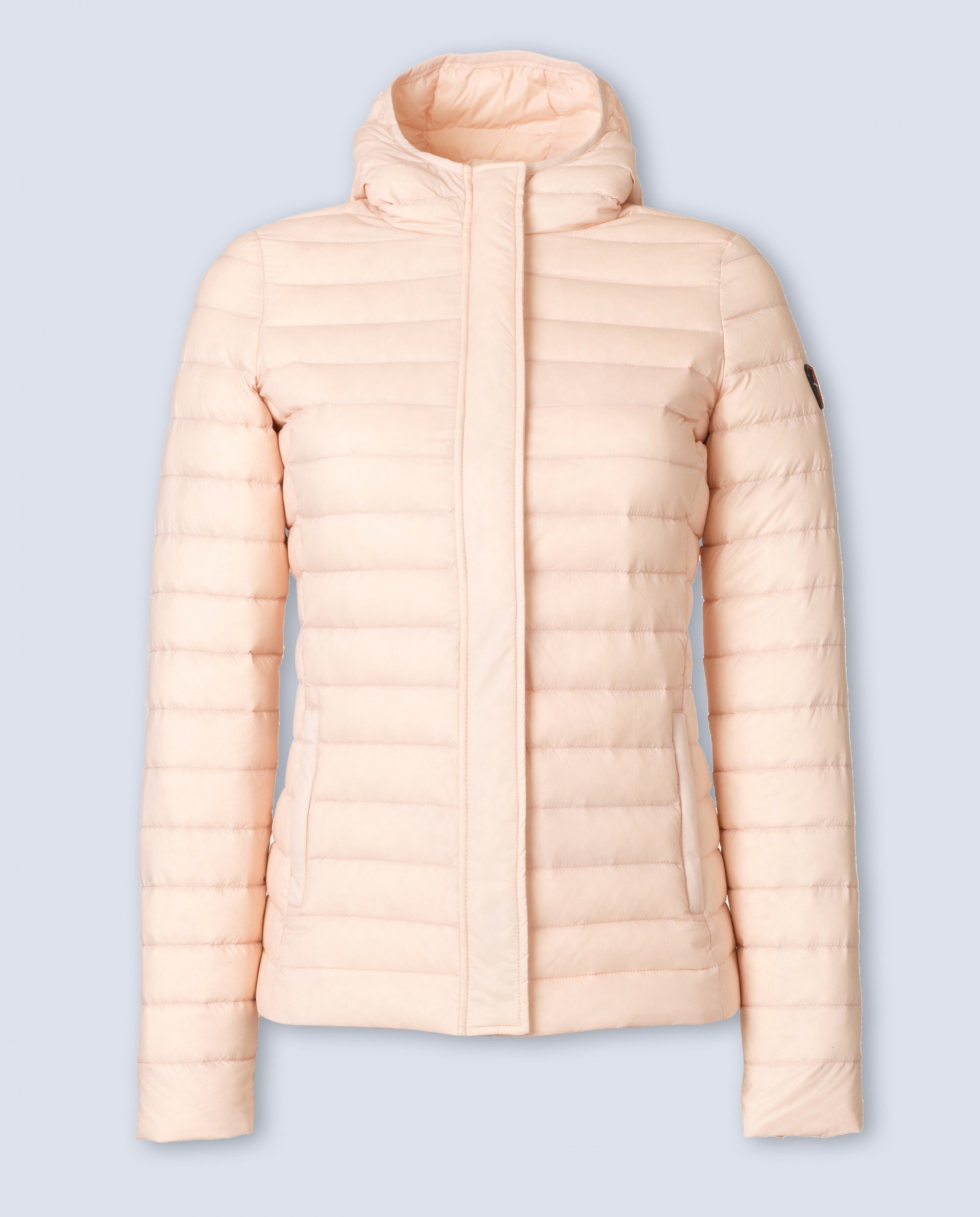 Doudoune Francine GERTRUDE et GASTON à capuche rose pastel gertrude-francine S18 blush