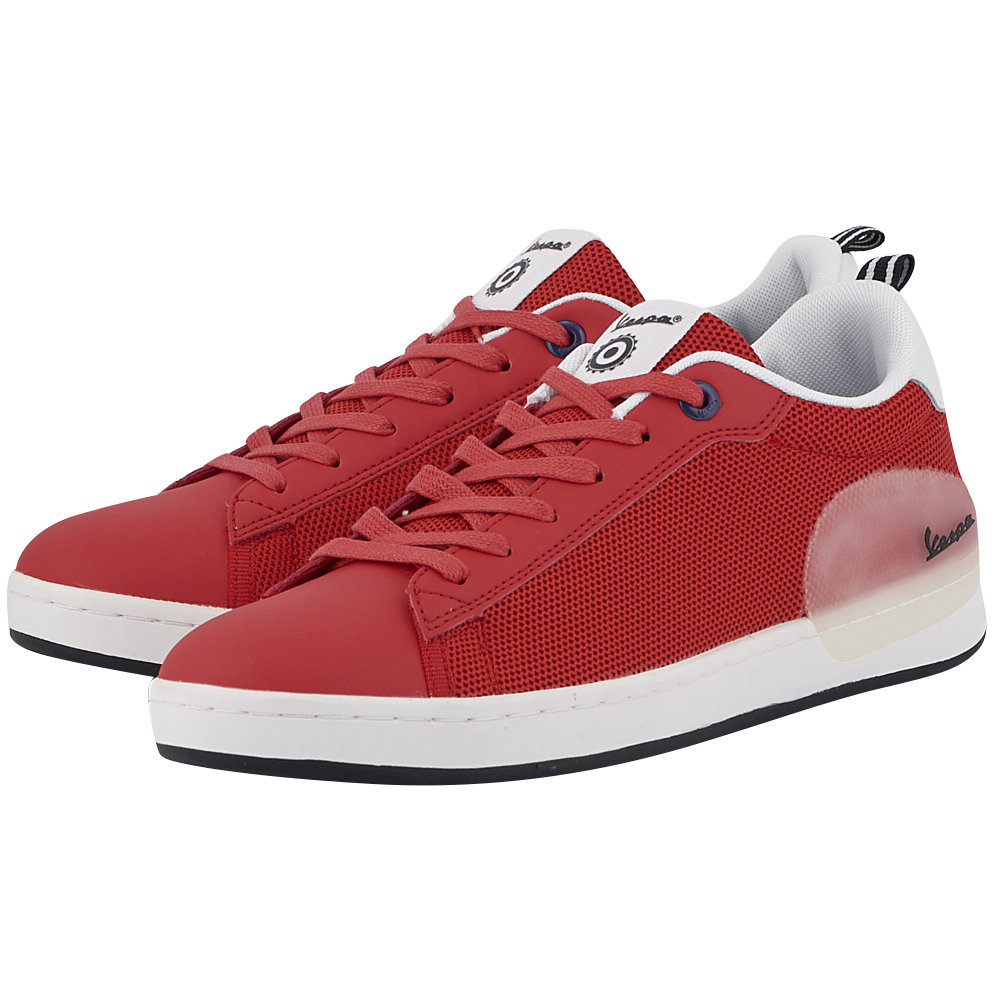 Sneakers VESPA modèle Freccia rouge vespa-freccia S18 red