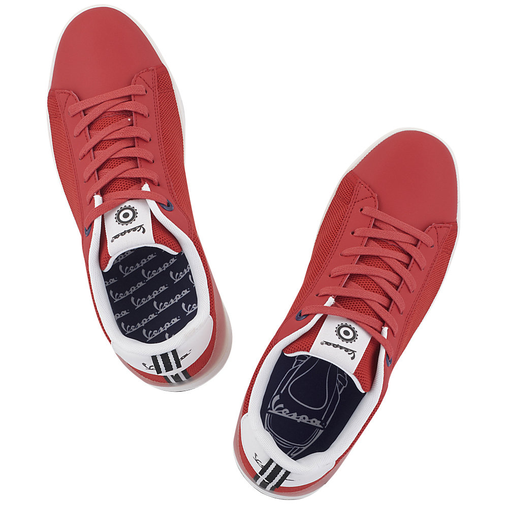 Sneakers VESPA modèle Freccia rouge
