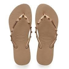 Tongs femme HAVAIANAS slim hardware cuivre havaianas-slim hardware indigo rose gold