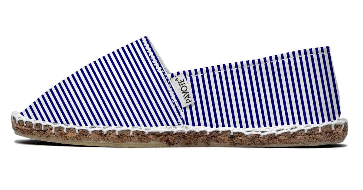 Espadrille PAYOTE Auguste, marinière bleu et blanc payote-auguste