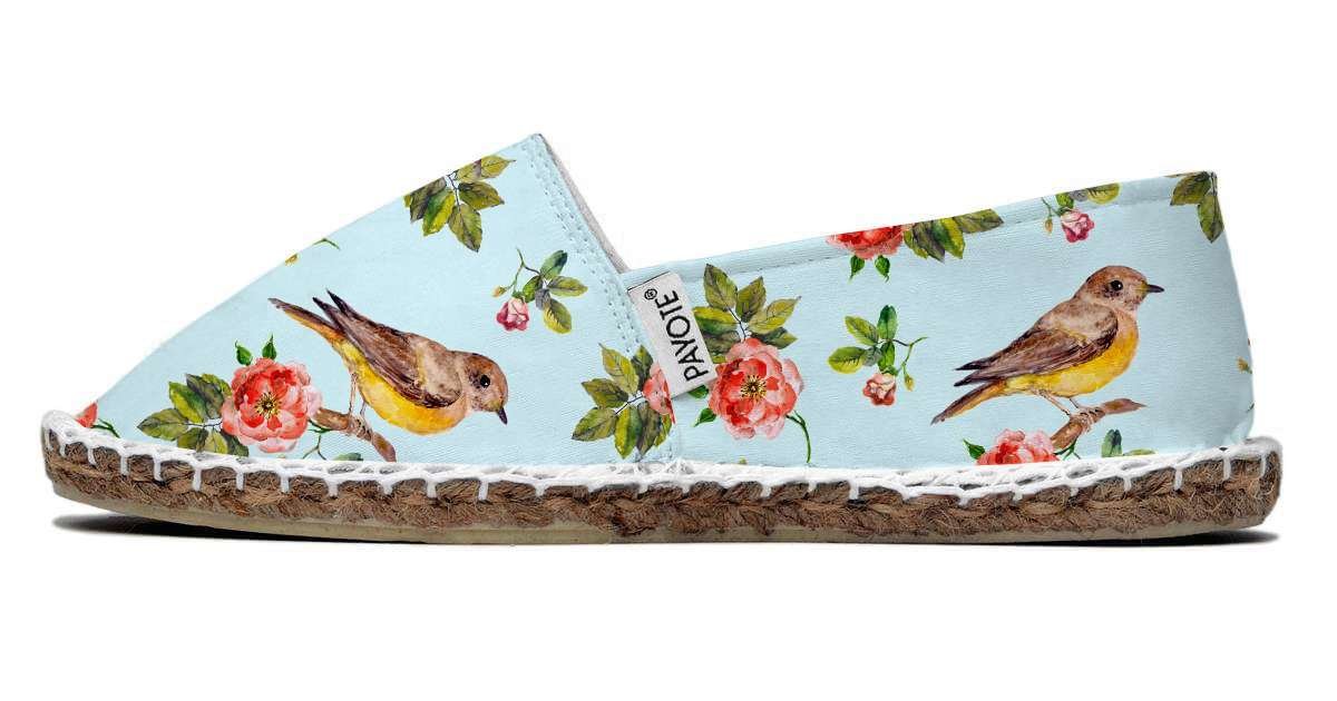 Espadrille PAYOTE Judith, imprimé oiseaux multicolore payote-judith