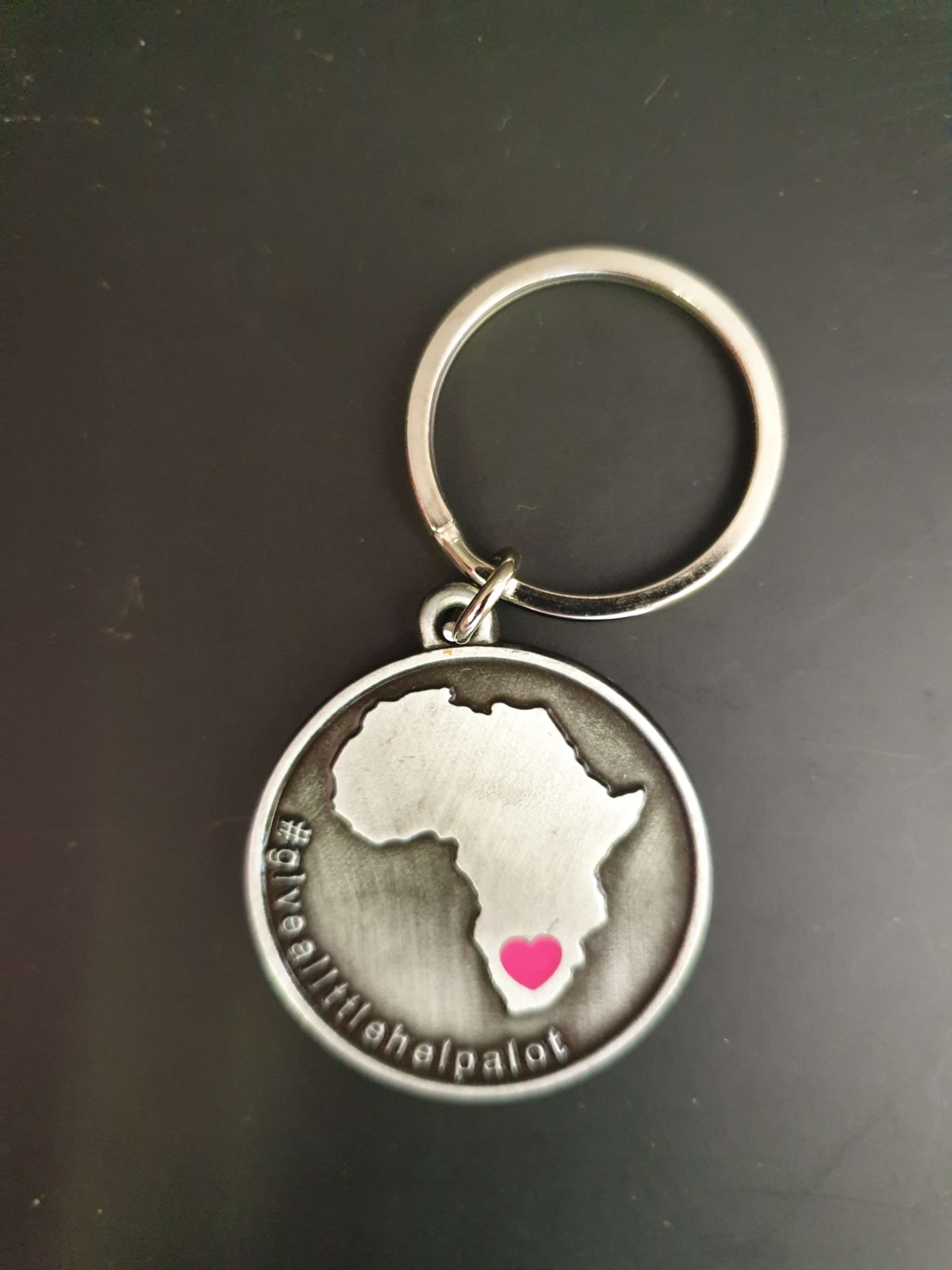I Love Boobies Blue Keyring