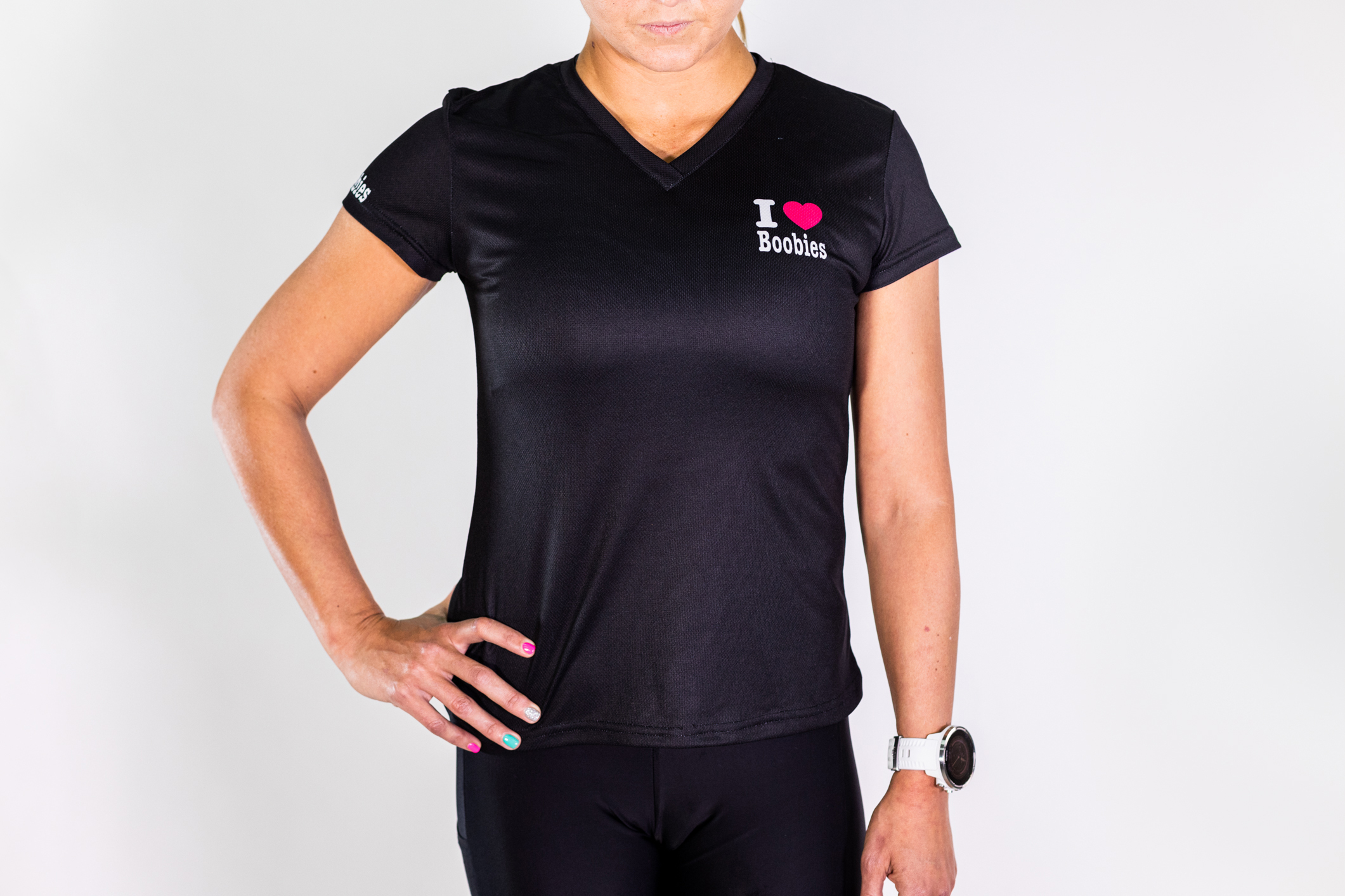 Black Active Tee P010