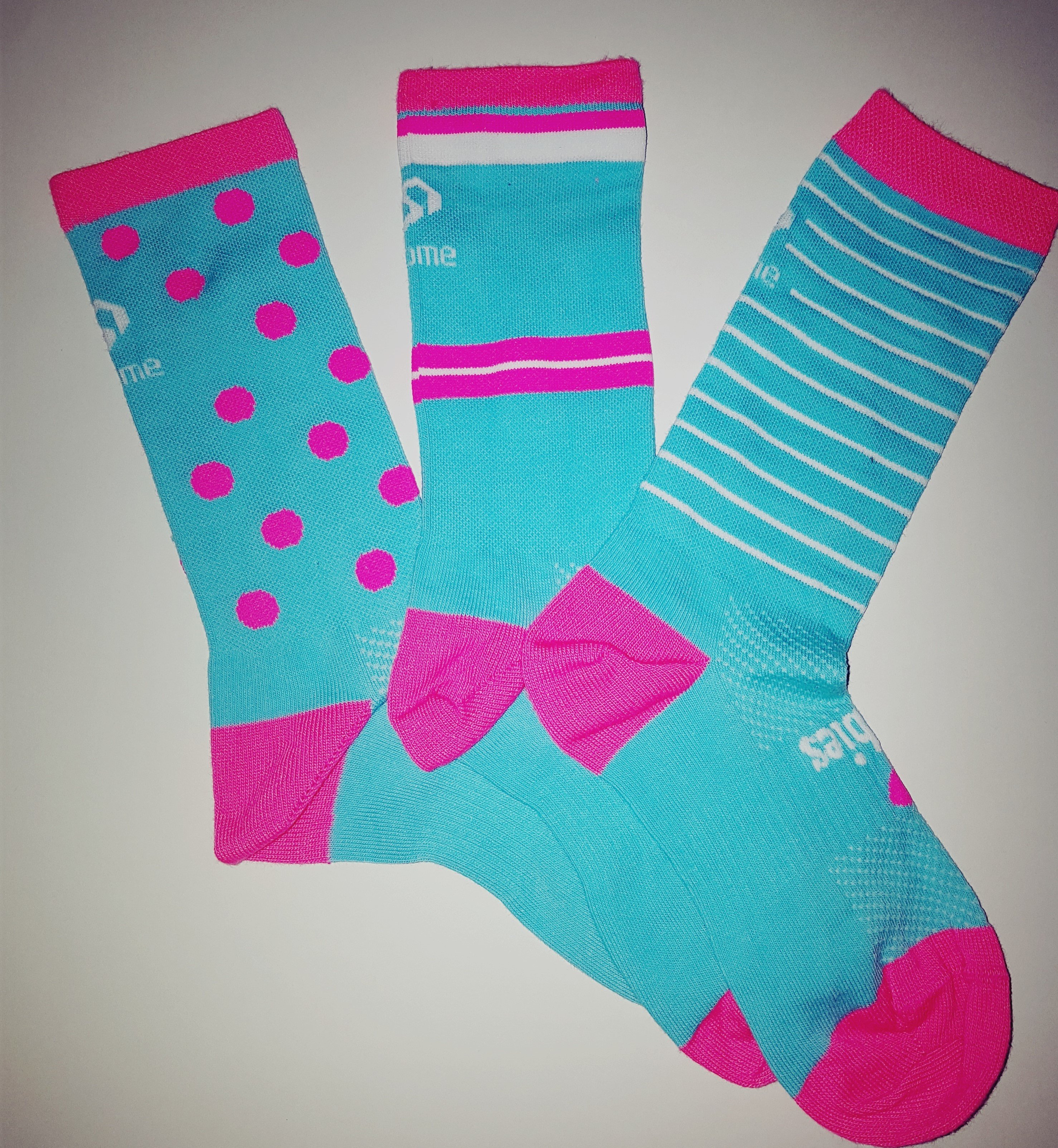 3SOME Pink & Blue Socks 00009