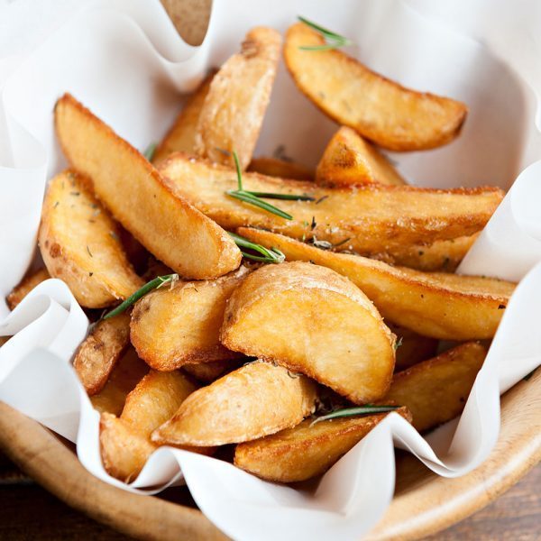 duck fat spray wedge potatoes