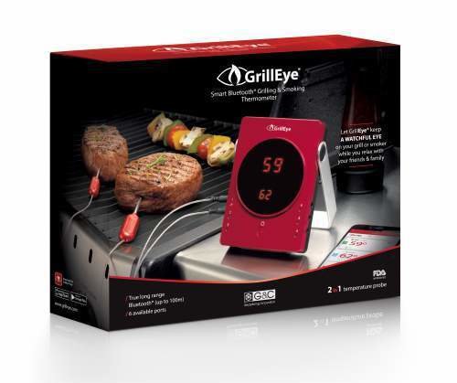 Grilleye Smart Bluetooth Grilling & Smoking Thermometer grilleye-kit-2probes