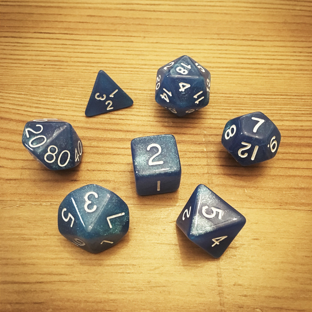 Dice Set - Blue Die004