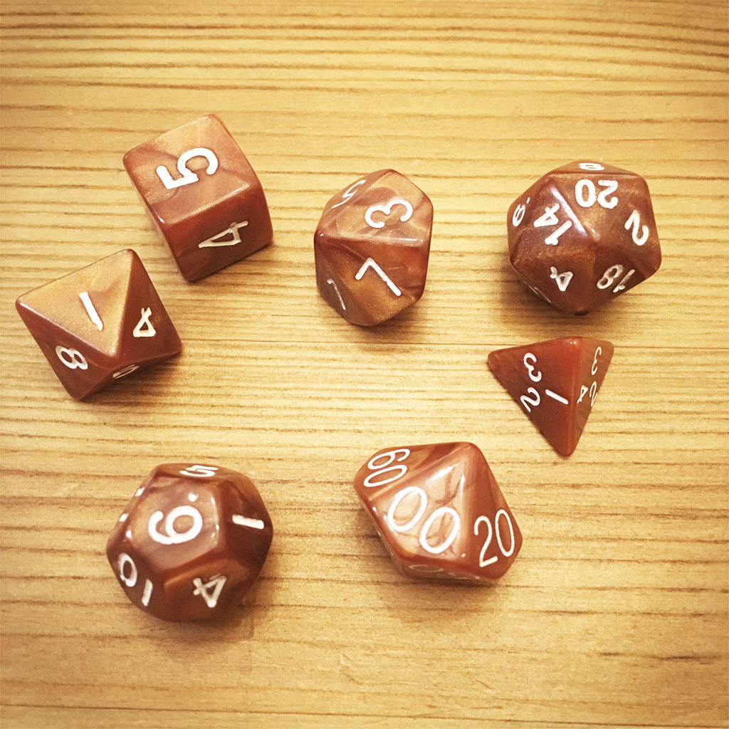 Dice Set - Brown Die006