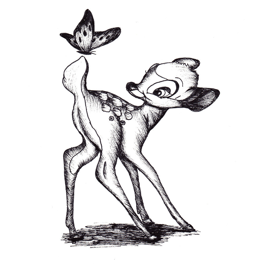 Deer drawing Draw002